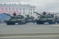 Convoy of Russian tanks ÃÂ¢-72Ãâ3, Saint Petersburg